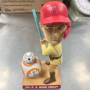 Mike Trout Bobblehead with BB-8